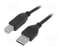 Gembird Cable USB 2.0 Tipo A a Tipo B 1,82 m Negro
