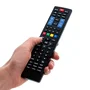 Ewent EW1575 Mando a Distancia Universal TV para LG y Samsung Smart TV, Listo para Usar, Funciones 3D y Smart, Negro