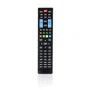 Ewent EW1575 Mando a Distancia Universal TV para LG y Samsung Smart TV, Listo para Usar, Funciones 3D y Smart, Negro