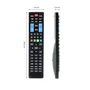 Ewent EW1575 Mando a Distancia Universal TV para LG y Samsung Smart TV, Listo para Usar, Funciones 3D y Smart, Negro
