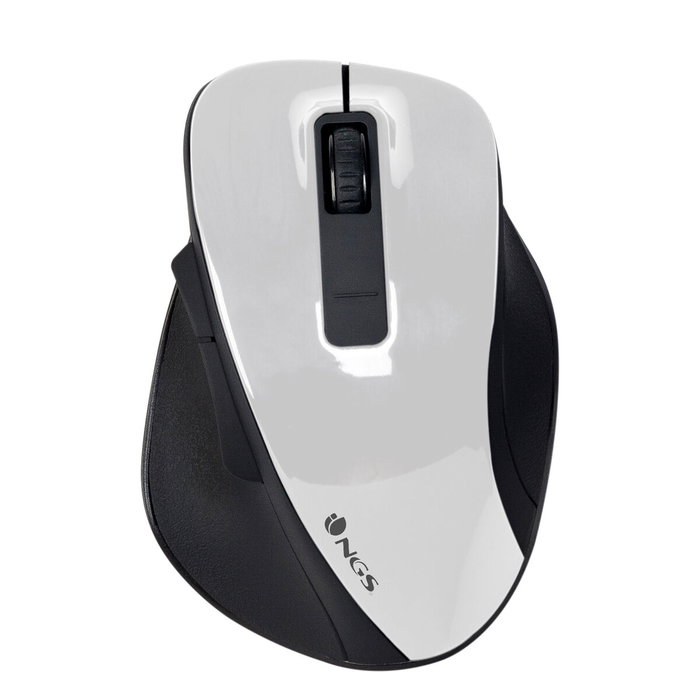 NGS Bow Ratón Inalámbrico Óptico Blanco 1600 DPI