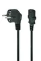 Gembird PC-186-VDE Cable de Alimentación Negro 1,8 m
