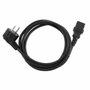 Gembird PC-186-VDE Cable de Alimentación Schuko C13, 1,8 m, Negro