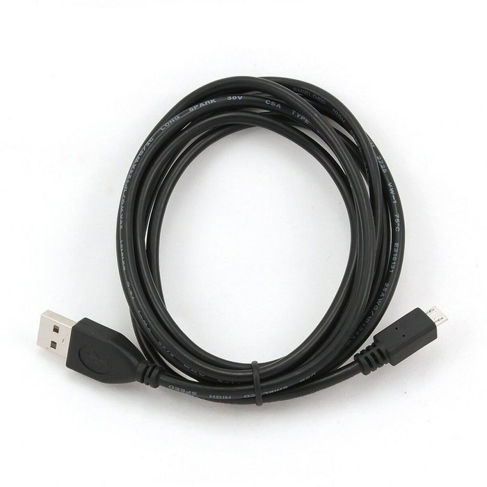Gembird Cable USB A a Micro-USB B 1,8 m Negro CCP-mUSB2-AMBM-6