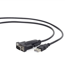 Gembird UAS-DB9M-02 Cable USB tipo A a Serie DB-9 Negro 1,5 m