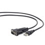 Gembird UAS-DB9M-02 Cable USB tipo A a Serie DB-9 Negro 1,5 m