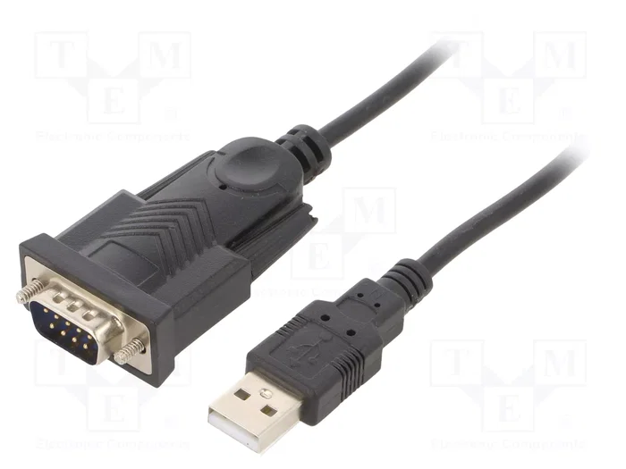Gembird Cable USB tipo A a Serie DB-9 Negro 1,5 m UAS-DB9M-02