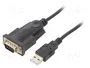 Gembird Cable USB tipo A a Serie DB-9 Negro 1,5 m UAS-DB9M-02