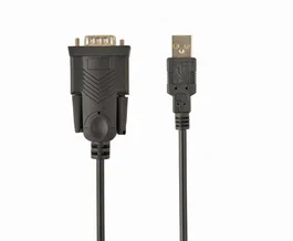 Gembird Cable USB tipo A a Serie DB-9 Negro 1,5 m UAS-DB9M-02