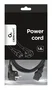 GEMBIRD Cable de alimentación H03VV-F 1,8m negro