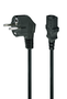 GEMBIRD Cable de alimentación CEE7/4 a C14 1,8 m negro PC-186