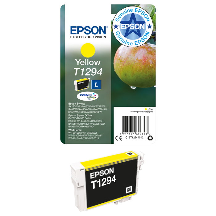 Epson Cartucho de Tinta T1294 Amarillo DURABrite Ultra