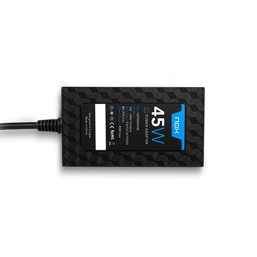 Nox Cargador Universal para Portátil 45W NXPWR45NB
