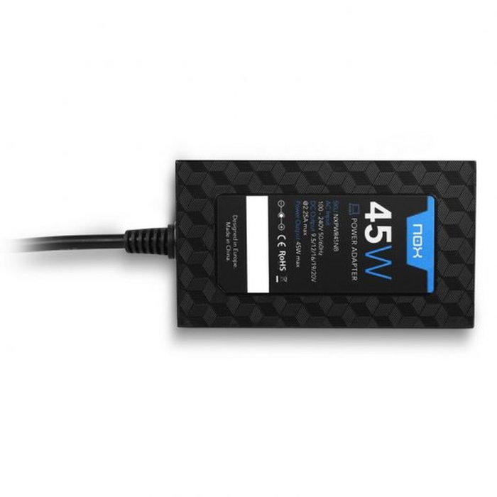 Nox Cargador Universal para Portátil 45W NXPWR45NB