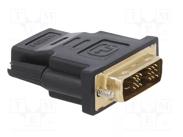 Gembird Adaptador HDMI hembra a DVI macho A-HDMI-DVI-2 Negro