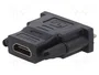 Gembird Adaptador HDMI hembra a DVI macho A-HDMI-DVI-2 Negro