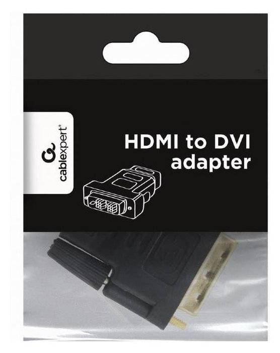 Gembird Adaptador HDMI hembra a DVI macho Negro A-HDMI-DVI-2
