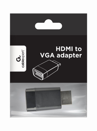 GEMBIRD A-HDMI-VGA-001 Convertidor HDMI a VGA con Audio Negro