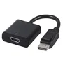 Gembird A-DPM-HDMIF-002 Adaptador de Cable DisplayPort Macho a HDMI Hembra, 0.1 m, Negro, Resolución 1920x1200 Pixeles 60 Hz