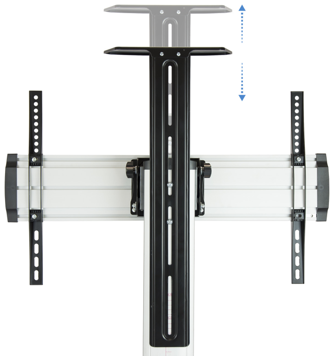 Tooq Soporte de Suelo con Ruedas FS1870M-B para TV de 37-70 pulgadas