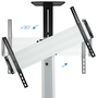 Tooq Soporte de Suelo con Ruedas FS1870M-B para TV de 37-70 pulgadas