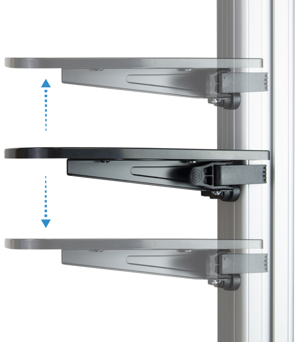 Tooq Soporte de Suelo con Ruedas FS1870M-B para TV de 37-70 pulgadas