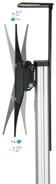 Tooq Soporte de Suelo con Ruedas FS1870M-B para TV de 37-70 pulgadas