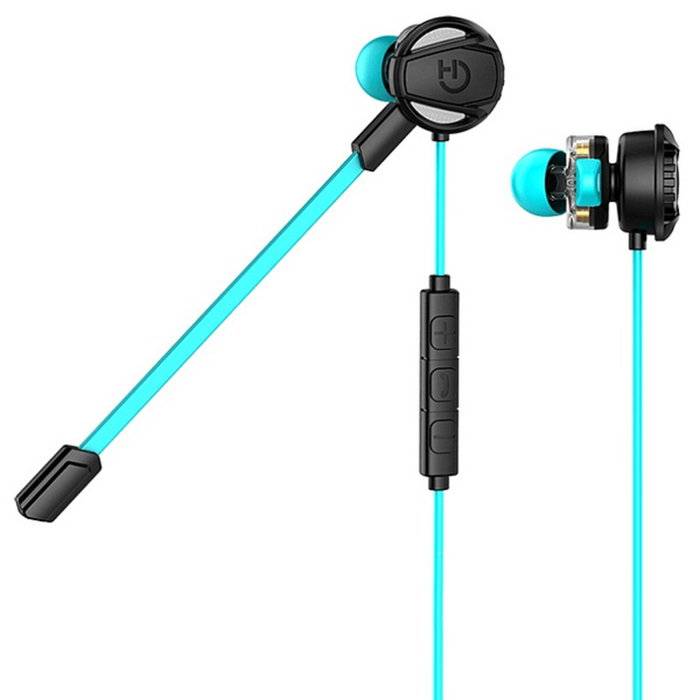 Hiditec Taiko Auriculares Gaming Dual Driver Negro, Turquesa
