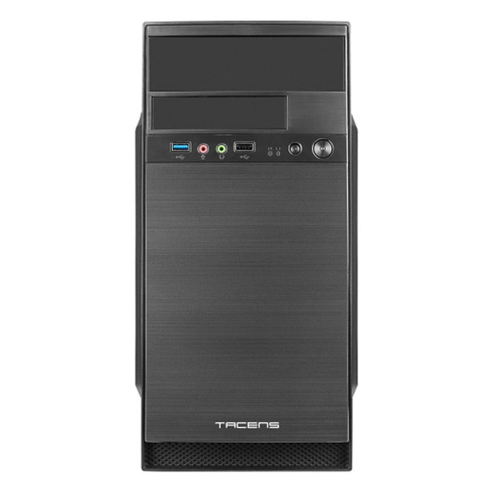 Tacens AC4500 Caja Ordenador MicroATX Mini Torre con Fuente Alimentación 500W ATX, Panel Frontal Aluminio, USB 3.0, Bahías para 3 HDD/SSD Tacens AC4500 Caja Ordenador MicroATX Mini Torre con Fuente Alimentación 500W ATX, Panel Frontal Aluminio, USB 3.0, Bahías para 3 HDD/SSD