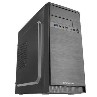 Tacens AC4500 Caja Ordenador MicroATX Mini Torre con Fuente Alimentación 500W ATX, Panel Frontal Aluminio, USB 3.0, Bahías para 3 HDD/SSD Tacens AC4500 Caja Ordenador MicroATX Mini Torre con Fuente Alimentación 500W ATX, Panel Frontal Aluminio, USB 3.0, Bahías para 3 HDD/SSD