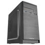 Tacens AC4500 Caja Ordenador MicroATX Mini Torre con Fuente Alimentación 500W ATX, Panel Frontal Aluminio, USB 3.0, Bahías para 3 HDD/SSD