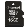 Intenso 3423470 - Tarjeta microSDHC Premium 16GB, Clase 10, UHS-I, 90 MB/s, resistente a golpes, temperatura y rayos X, con adaptador SD