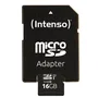 Intenso 3423470 - Tarjeta microSDHC Premium 16GB, Clase 10, UHS-I, 90 MB/s, resistente a golpes, temperatura y rayos X, con adaptador SD