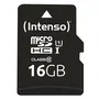 Intenso 3423470 - Tarjeta microSDHC Premium 16GB, Clase 10, UHS-I, 90 MB/s, resistente a golpes, temperatura y rayos X, con adaptador SD