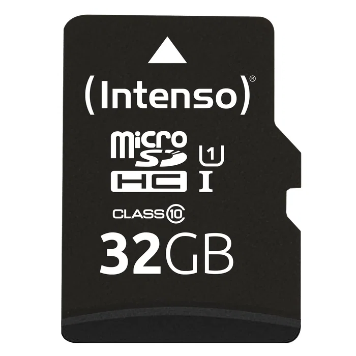 INTENSO Tarjeta de memoria microSDHC 32GB UHS-I Clase 10 con adaptador INTENSO Tarjeta de memoria microSDHC 32GB UHS-I Clase 10 con adaptador