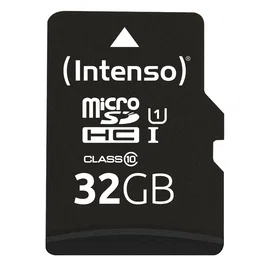 Tarjeta de Memoria Micro SD con Adaptador INTENSO 34234 UHS-I Premium