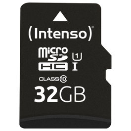 Tarjeta de Memoria Micro SD con Adaptador INTENSO 34234 UHS-I Premium