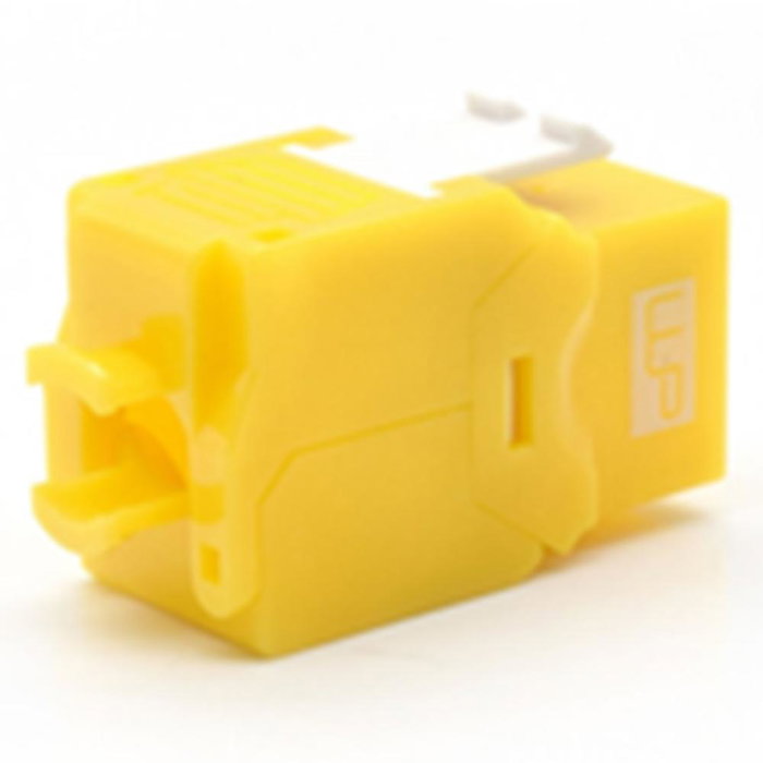 WP Módulo de conector de red Keystone Cat. 6A UTP Amarillo