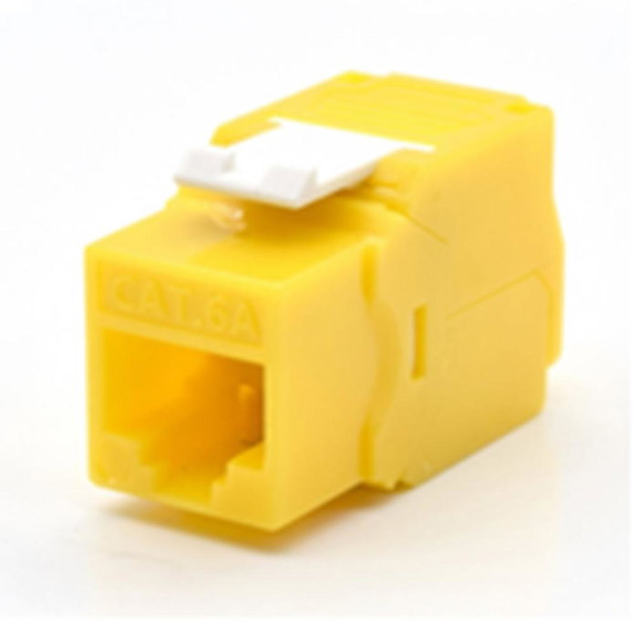 WP Módulo de conector de red Keystone Cat. 6A UTP Amarillo