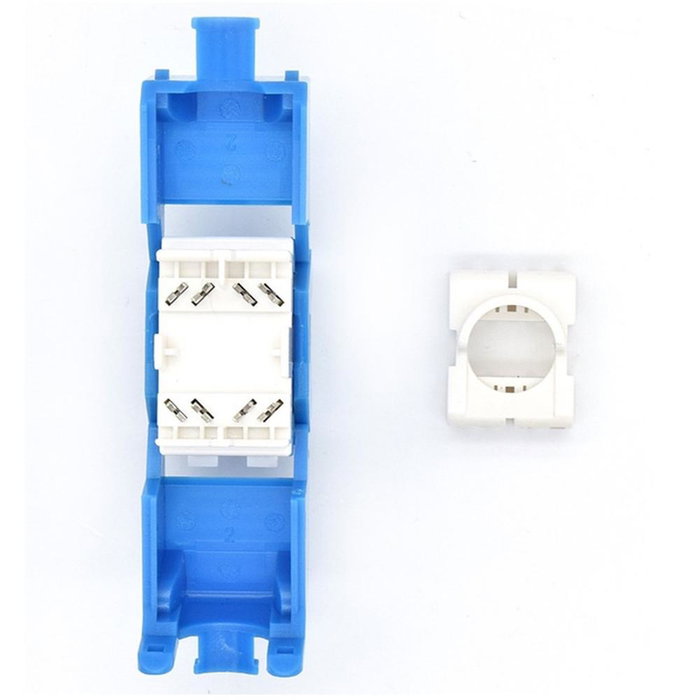 WP Conector Keystone RJ45 Hembra Cat 6A UTP Azul WPC-KEY-6AUP-TL/B