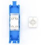 WP Conector Keystone RJ45 Hembra Cat 6A UTP Azul WPC-KEY-6AUP-TL/B