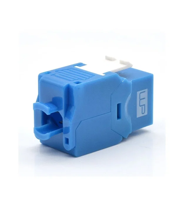 WP Módulo de conector de red Keystone hembra RJ45 Cat 6a UTP Azul WPC-KEY-6AUP-TL/B
