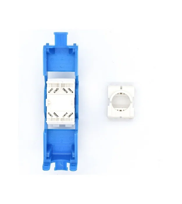 WP Módulo de conector de red Keystone hembra RJ45 Cat 6a UTP Azul WPC-KEY-6AUP-TL/B