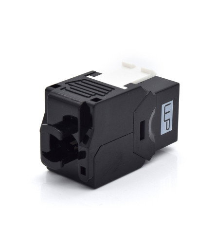 WP WPC-KEY-6AUP-TL/BL Conector Keystone Cat. 6a UTP Negro, Blanco