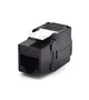 WP Conector Keystone RJ45 Cat 6A Tool-Less Negro/Blanco