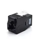 WP Conector RJ45 Keystone Cat6a Negro y Blanco