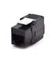 WP Conector RJ45 Keystone Cat6a Negro y Blanco