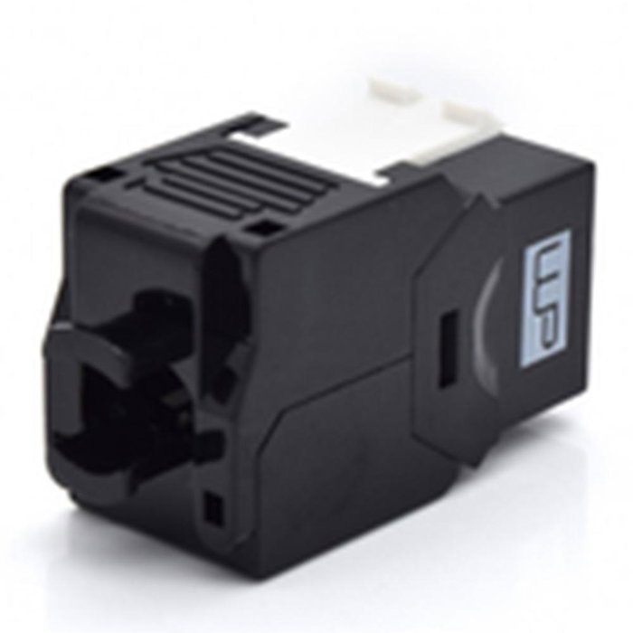 WP Conector Keystone RJ45 Cat 6A Tool-Less Negro/Blanco WP Conector Keystone RJ45 Cat 6A Tool-Less Negro/Blanco