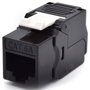 WP Conector Keystone RJ45 Cat 6A Tool-Less Negro/Blanco