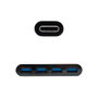 Nanocable Hub USB Tipo-C a 4xUSB 3.0 (10.16.4401-BK)
